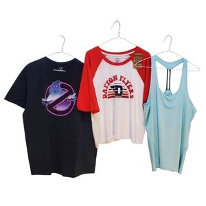 Bundles Mixed Brand Graphic Ghostbusters Dayton Flyers Tank Top Casual